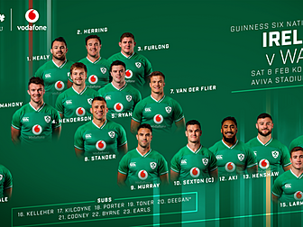 Henshaw and O'Mahony start for...